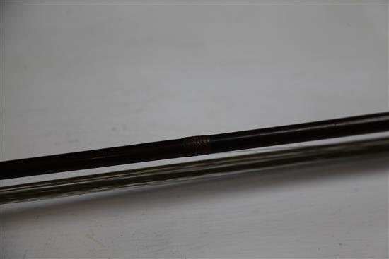 An English Dodd violin or cello bow & another bow